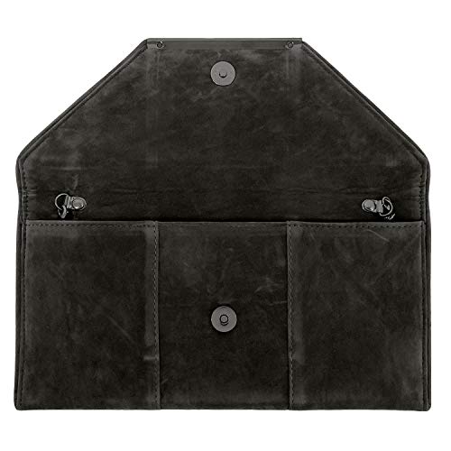 Image of JNB Faux Microsuede Envelope Clutch