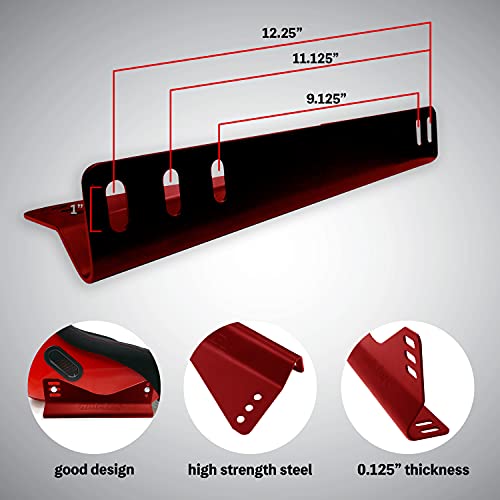 Invictus Side Mount Brackets For Bucket Race Seats (Red Pack Of 2) #TOP3