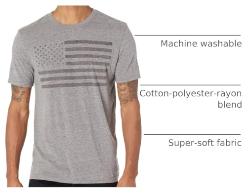 Image of Lucky Brand USA Flag Graphic Tee