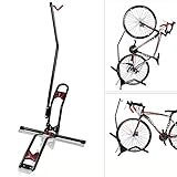【】 Material wärmebehandelte hochwertiger Stahl ist für dieses Fahrrad Bodenständer für zusätzliche Festigkeit angenommen, 4 Ecken mit Gummikappe zu vermeiden Kratzer Boden bedeckt, verschleißbeständige und reduziert Lärm ..
