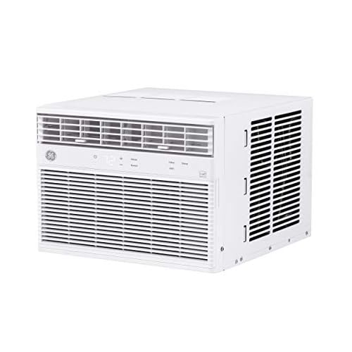 GE Window Air Conditioner 8000 BTU, Wi-Fi Enabled, Energy-Efficient Cooling for Medium Rooms, 8K BTU Window AC Unit with Easy Install Kit, Control Using Remote or Smartphone App