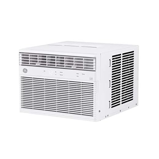 GE Window Air Conditioner 8000 BTU, Wi-Fi Enabled, Energy-Efficient Cooling for Medium Rooms, 8K BTU Window AC Unit with Easy Install Kit, Control Using Remote or Smartphone App