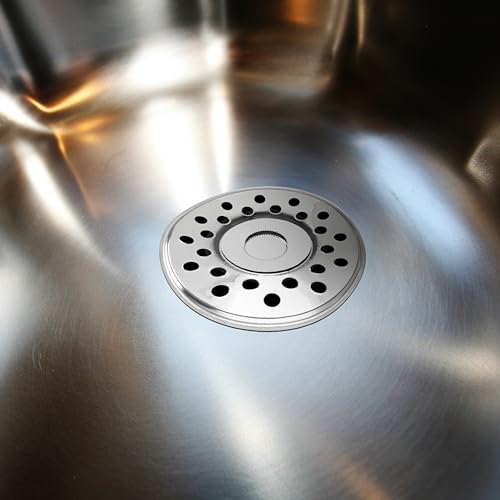 Colador para fregadero de acero inoxidable 3.5 pulg miniatura 6