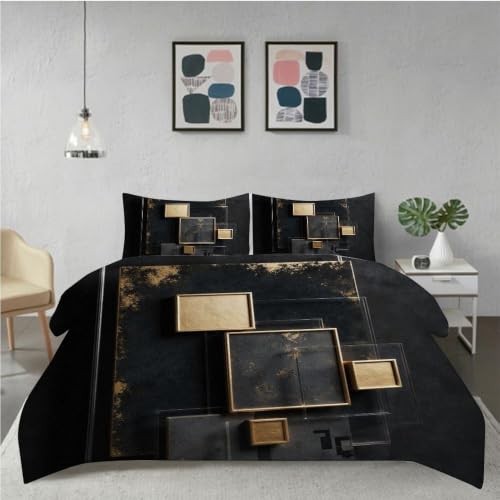 Ensemble de literie 140x200 rectangle doré haut de gamme chic - 3