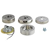 5 & 6 Hole Polished Hub Adapter Installation Kit B01 for Aftermarket Steering Wheels