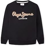 Sudadera, suave y suave Pepe Jeans Lamonty Crew, Sudaderas, Niños Negro (Black), 14 Años