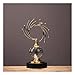 Rzeźby Home Decor Nowoczesne Stosy Statues Metal Crystal Ornament Figurki Do Wewnętrznych Sztuki Rzeźba Pokój Dzienny Regały Regularne Décor Office Parapetarstwa Prezenty (Color : B)