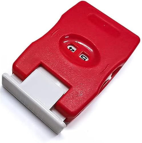 RUIAN Knitting Counter Stitch Needle Marking Tool Mini Crochet Stitch Counter Knitting Stitch Counter Plastic Knit Stitch Counter (Red)