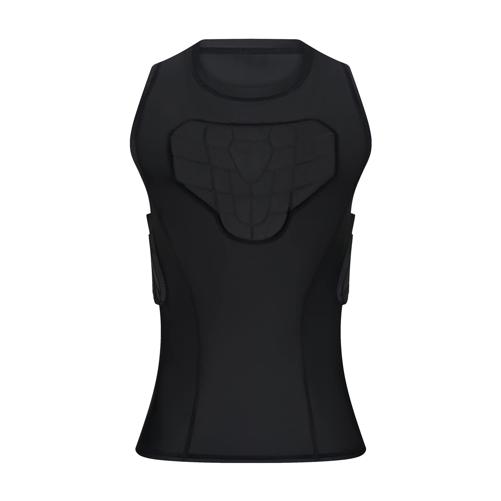 Topeter Youth Padded Compression Shirt, Chest Protector, Heart Guard Sternum Protection Shirt