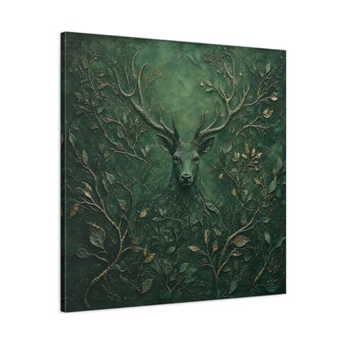 Impression toile cerf haut de gamme avec châssis épais 3cm