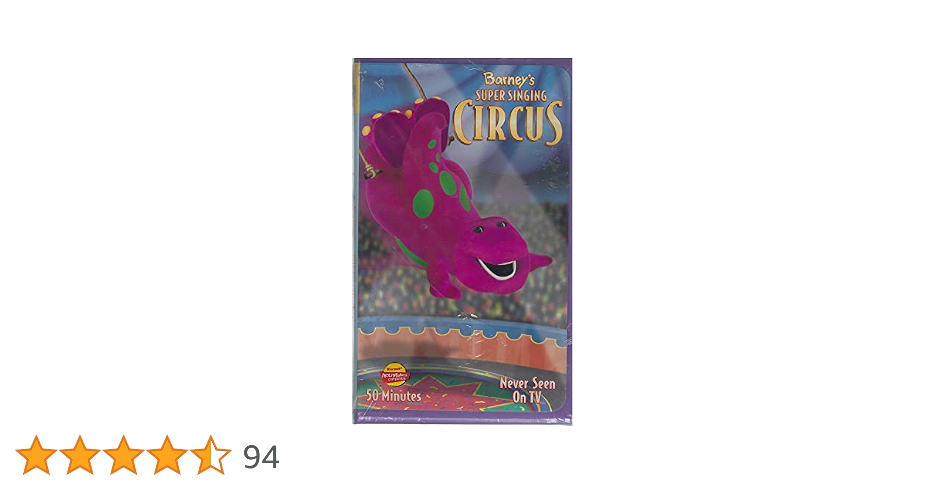 Amazon.co.jp: Barney - Barney's Super Singing Circus [VHS