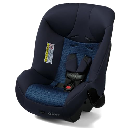 Image of Safety 1st Smooth Ride Convertible Car Seat, 2-in-1 Rear & Forward Facing, 5-40 lbs, 30-50 lbs, Fits 3 Across, Slim Design, Latch, Machine-Washable, Travel-Ready, Crater Lake