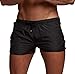 Costume da Bagno Uomo Pantaloncino Costumi da Bagno Uomo Nuoto Surf Costume Boxer Mutanda Corto Short da Mare Piscina Pantaloncini da Bagno Maschili Shorts Uomo Elastico Asciugatura Rapida Nero S