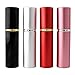 Produktbild FUJIE 4 Stück 10ml Parfümzerstäuber, Nachfüllbar Parfüm Zerstäuber Mini Reisen Portable Zerstäuber mit 1 Trichter Filler