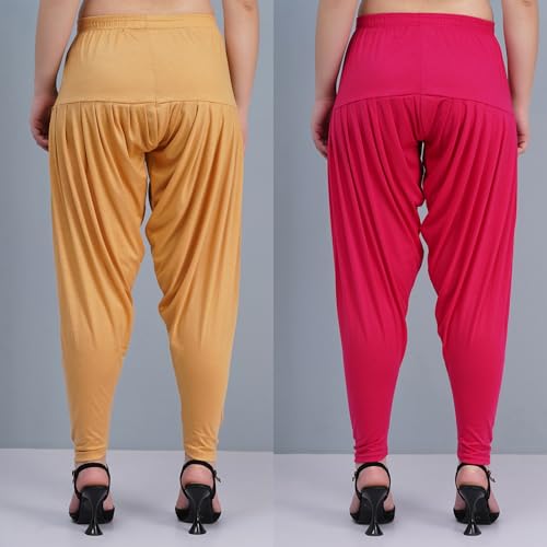 Image of Buy That Trendz Patiala Pant for Women Viscose Relaxed Fit Dhoti Patiyala Salwar Harem Style Bottom Pants