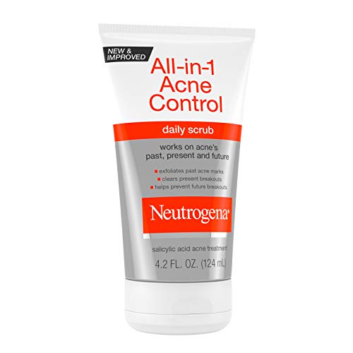 Neutrogena All-In-1 Acne Control Daily Face Scrub to Exfoliate and Treat Acne, Salicylic Acid Acne Treatment, 4.2 fl. oz - image 8