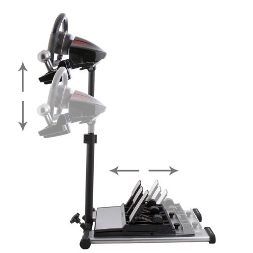 FOLDABLE STAND TO USE A RACING WHEEL WITHOUT TABLE IN THE LIVING ROOM. COMPATIBL