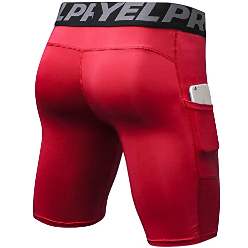 Shorts de compressão masculinos pacote com 1/3, roupa íntima de compressão de ajuste seco, shorts de
