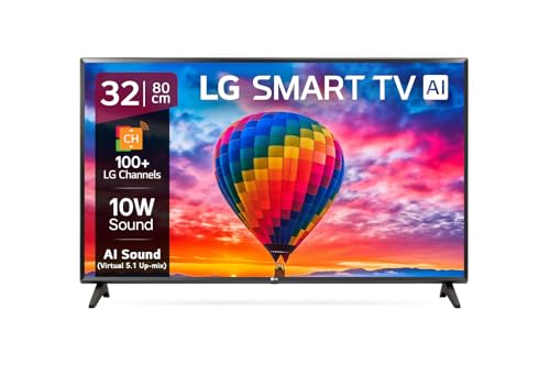 LG 80 cm (32 inches) HD Ready Smart LED TV 32LQ576BPSA (Ceramic Black)