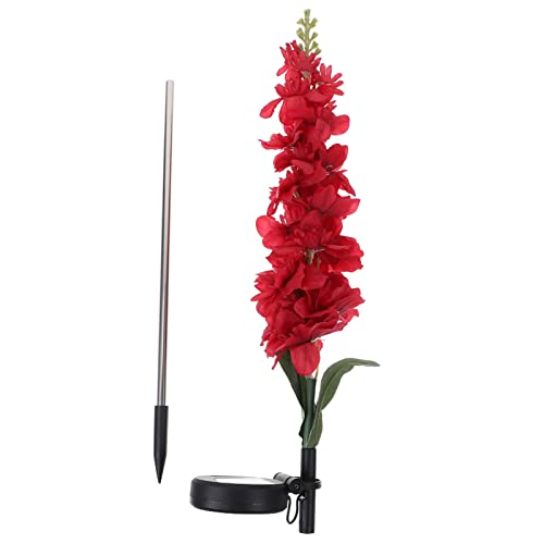 IWOWHERO Led Solar Violet Landscape Stakes Waterproof Outdoor Lights for Garden Balcony and Yard