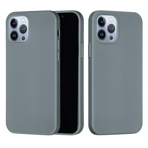 Image of ArmourPro Silicone Back Case for iPhone 15 Pro Max Soft-Touch Case | Dark Grey
