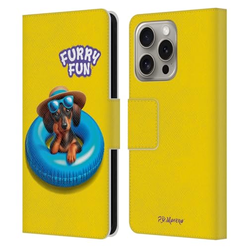 Housse teckel iPhone 16 Pro avec porte-cartes pour vos sorties quotidiennes