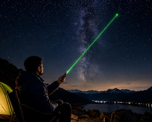 Generic Green Laser Pointer Pen with Star Caps - Image 7