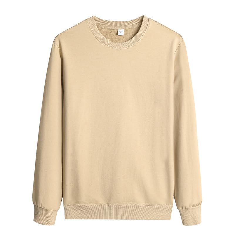 Dninmim Men's Solid Sweater/Long Sleeves Pullover/O-Neck Casual Sportswear4