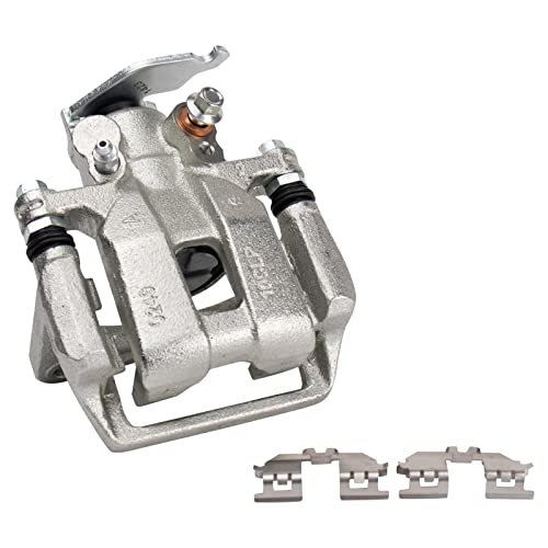 Image of TRQ Rear Left Brake Caliper w /Bracket Drivers Side | For 2013-2017 Honda Accord
