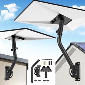Starlink Gen 3-bevestiging, verstelbaar bevestigingskit compatibel met Starlink V3 Standard Dish, V3-paalbevestiging, muur/dakbevestiging voor Starlink