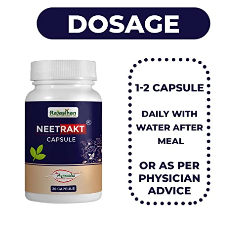 Image of Neetrakt Capsule | Helpful In Blood Purification - 30 Capsules |Pack of 1