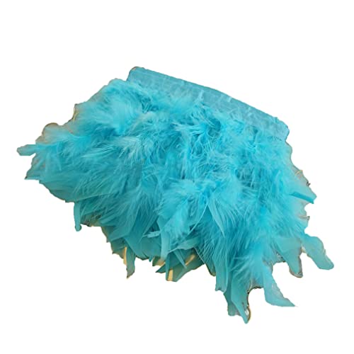2 5 10 Metri Super Fluffy Piume di Turchia Trim