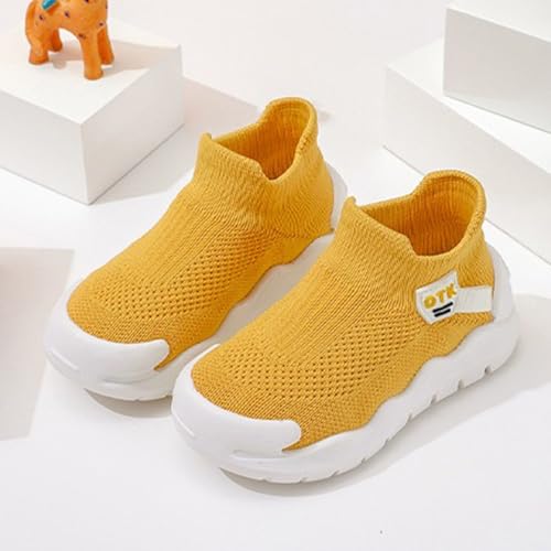 IWIHMIV Toddler Boy Sneakers Girls' Athletic Shoes Boys Slip On Shoes Tennis Shoes Lightweight Breathable Casual Walking Shoes2
