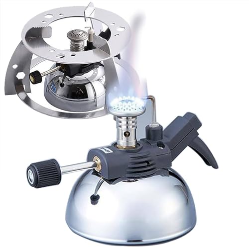 SNBGRYE - Bec Bunsen De Laboratoire, BrûLeur Bunsen à Gaz, Mini BrûLeur à Gaz Portable Avec Support, TempéRature : 1300 °C, Capacité De 36,5 G