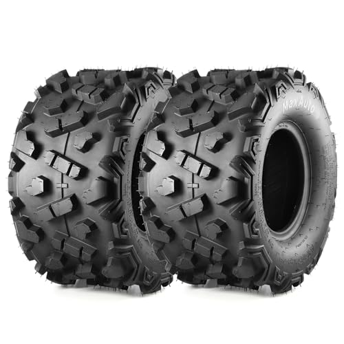 MaxAuto 16x8-7 ATV Tires 16x8.00-7 Go-Kart Tires AT16x8-7 Mini Bike Tire 16x8x7 UTV Off-Road Tire 6Ply Tubeless 2 Pack