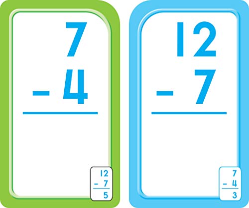 School Zone - Get Ready Flash Cards Addition & Subtraction 2 Pack - Ages 6 To 7, 1St Grade, 2Nd Grade, Addition, Subtraction, Early Math, Problem-Solving, And More #TOP6
