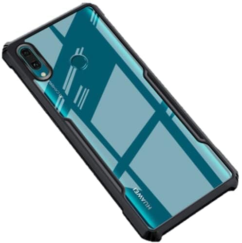Amazon Brand – Solimo 360 Degree Protection Black Border Back Cover for Huawei Y9 (2019) – Black