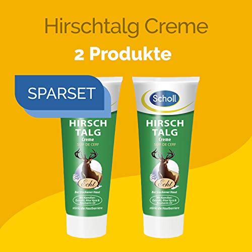 Preisvergleich Produktbild Scholl Hirschtalg Creme 200ml (2 x 100ml)