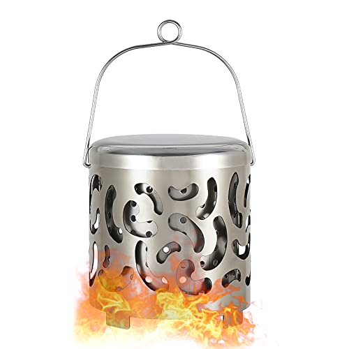 HENGBIRD Calefactor de cocina de gas, accesorio de calefacción portátil para estufa de camping, de acero inoxidable, mini...