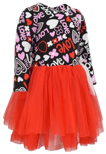 Image of Girls Long Sleeve Tulle Tutu Dresses for Kid and Toddler