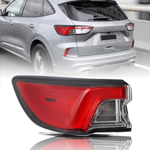 Image of Aosky LED Tail Light Assembly Compatible with 2020-2022 Ford Escape Rear Taillight Brake Signal Lamp with Bulbs LH (Left Driver Side)