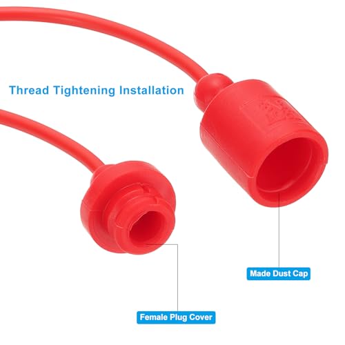 Image of PATIKIL 3 /8 inch NPT ISO-A Hydraulic Quick Disconnect Coupling, 1 Set Flat Face Hydraulic Quick Connect Coupler with Dust Caps Quick Release Coupling Set
