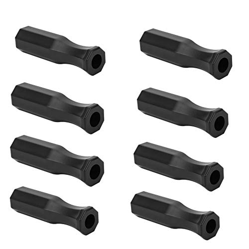 Alomejor Table Soccer Handle 8Pcs Plastic Foosball Soccer Handle Grip for Table Top Game Replacement Handle Part Foosball Accessories