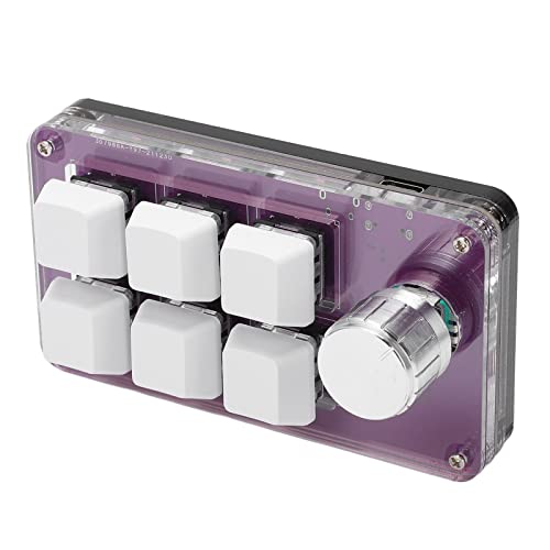 Clavier mécanique à une main mini clavier de jeu compact acrylique