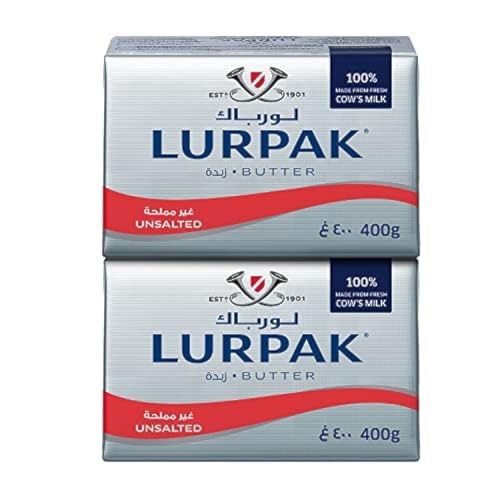 Lurpak Butter Block Unsalted 2 x 400 g - Bundle Promo Pack