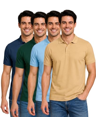 Image of INKKR Men's Polo Neck T-Shirt Combo