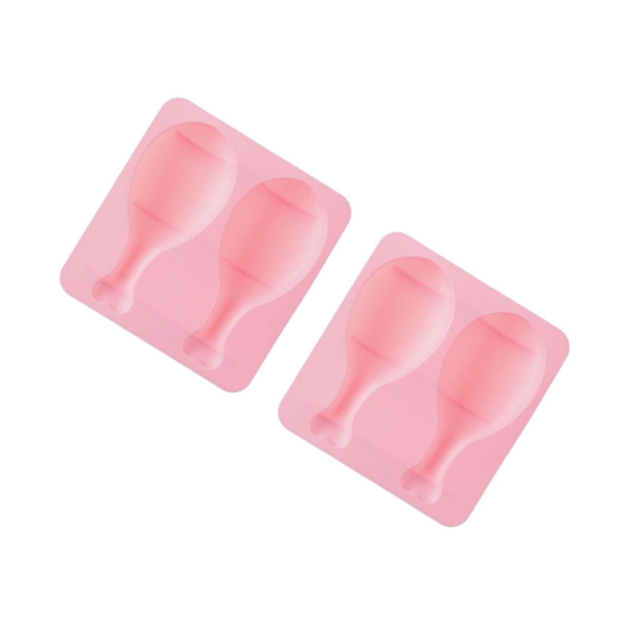 VINTORKY 2sets Silicone Cake Molds Chicken Leg Design Non-stick Easy Demolding Ideal for Homemade Professional Use 2pcs*2