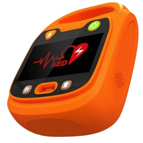 Image of Dr Diaz Automatic External Defibrillator (AED-8000) Machine, Portable, Easy to Use Portable Automatic External Defibrillator (AED) for Emergency Response treat sudden cardiac arrest