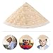 BESPORTBLE Traditional Chinese Oriental Straw Cone Garden Fishing Hat Rice Hat for Children Kids
