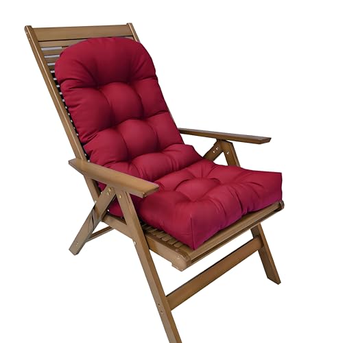 Cojín para asiento de exterior ideal para tardes de patio en una mecedora